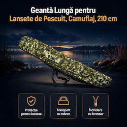 Long Fishing Rod Bag Camouflage 210 Cm
