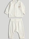 Kids Sweatpants Set With Top White