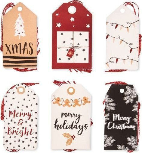 DP Craft Weihnachtliche Geschenkverpackung Tasche für Geschenk 24 Stück