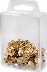 Victory Office Produkt Goldene Nadeln 100 Stück Hängendes Kunststoffbehälter Victory Office Produkt Goldene Nadeln 100 Stück Hängendes Kunststoffbehälter