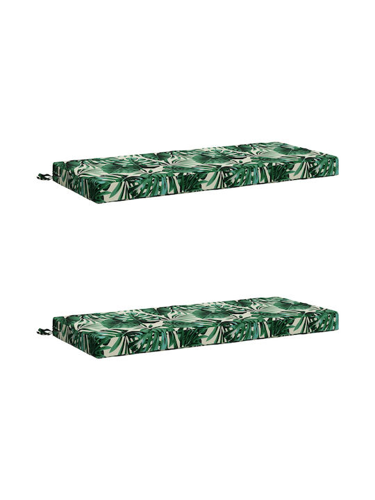 vidaXL Gartenstuhlkissen Soest Grün 2Stück 50x1...