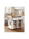 Boden Küchenschrank Weiß 110.7x68.8x89cm