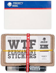 Mtn Wtf Set Stickers Priority 50 Units & Marker