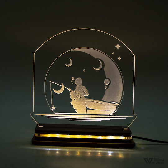 Осветително Тяло LED "boy Fishing Night" W00887 Многоцветно