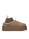 Suede Women's Ankle Boots Brown