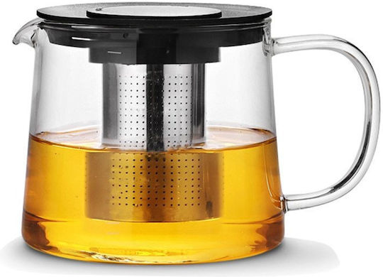 Kamille Vilde Teekanne mit Filter Glas Transparente 600ml