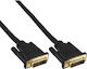 InLine DVI-Kabel DVI-D-Stecker - DVI-D-Stecker 15m Schwarz 17777P