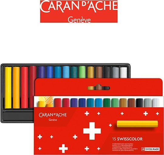 Caran D'ache Swisscolor Buntstifte Papierverpackung 15 Stück