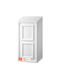 3D Wall Panels from PVC with Glue Paintable White 60.5x121.5cm 12 Pieces