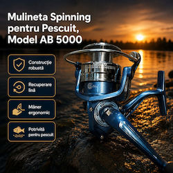 5000 Mulinetă de pescuit pentru Spinning