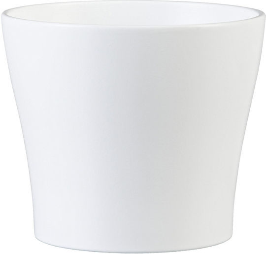 Scheurich Keramischer Weißer Blumentopf 11x11x9,3cm Scheurich Keramischer Weißer Blumentopf 11x11x9,3cm