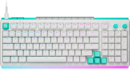 G512X Гейминг Механична Клавиатура 98% с RGB Осветление (Английски US) Бяла