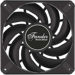 Fander Roxo P12 PWM PST Вентилатор за кутия 120mm Без светодиоди Осветление