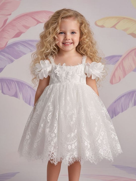 Mi Chiamo Ecru Baptism Dress K4805