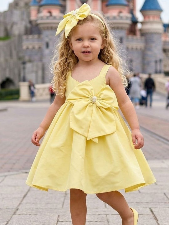 Mi Chiamo Gelbes Taufkleid K4822