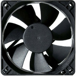 Gelid Solutions IPX Вентилатор за кутия 80mm (4200rpm) Без светодиоди Осветление и Свързване 4-изводна ШИМ Черен