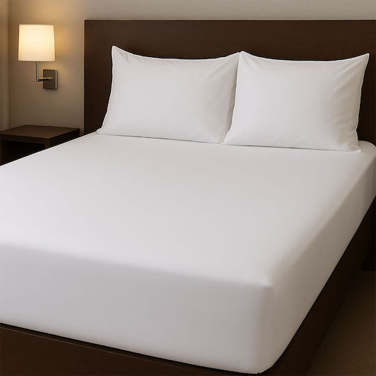 Hotel Bettlaken 220x265 Angepasst Spitishop Pro 50% Baumwolle und Polyester T144