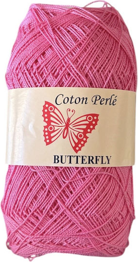 Coton Perle Butterfly Art 90 Petalouda Розова
