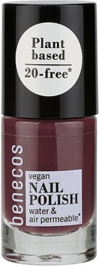 Benecos Glossy Βερνίκι Νυχιών Sweet Plum 5ml