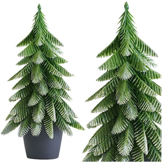 Weihnachtsdekorationen mit Bäumen 32cm Silber
