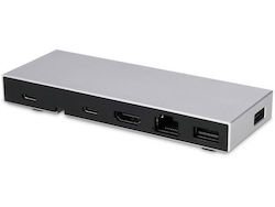 LMP Compact Dock 2 Stație De Andocare Thunderbolt 4 / USB-C Cu HDMI Suport PowerDelivery (PD) Ethernet LMP Compact Dock 2 Stație De Andocare Thunderbolt 4 / USB-C Cu HDMI Suport PowerDelivery (PD) Ethernet