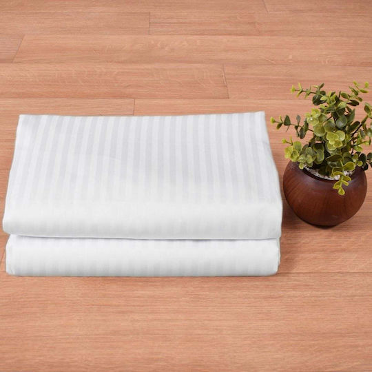 Cotton Single Duvet Cover 165x245 White