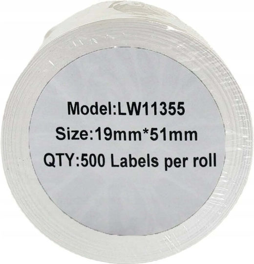Dymo Self-Adhesive Label Rolls for Label Printer 19x51mm
