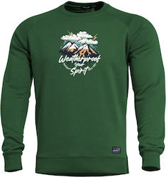 Pentagon Hawk Sweatshirt Wetterfest Grün-Πράσιν...