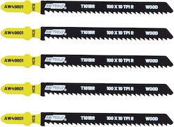 Awtools Klinge Sägesäge 100mm T101br Holz 5 Stück