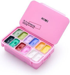 Himi Watercolours Set 12 Colours