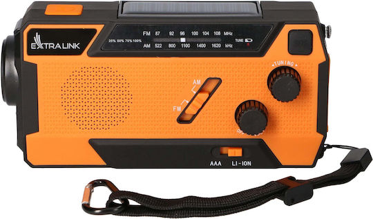 Extralink SR-4000 Tischplatte Radio Solar mit USB Orange