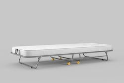 Folding Guest Bed with Mattress 10cm Single 190x80cm
