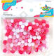 Titanum Pom Pom pentru artizanat albe set 120 buc