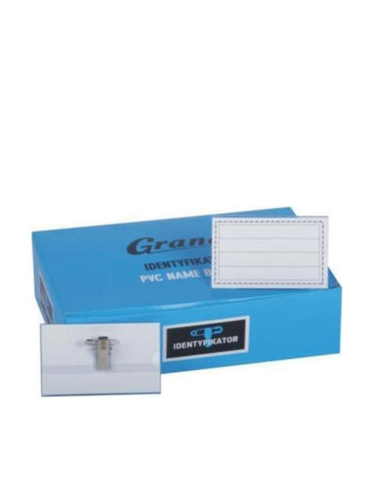 Grand Калъф за лична карта с клип 57 x 92mm Прозрачен 50 бр