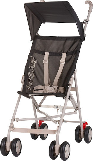 Chipolino Holiday Cărucior cu Umbrelă Potrivit de la 6+ Luni Gri 3.9kg