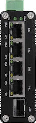 BCS BCS-ISP04G01G L2 PoE+ Switch with 4 Gigabit (1Gbps) Ethernet Ports
