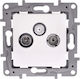 Legrand Πρίζα Κεραίας Niloe Rtv Sat 14 Db Διερχόμενη Λευκή – 664564