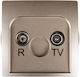 Kontakt-Simon TV-Antennensteckdose Grundlegend BMZAR1/1.01/29