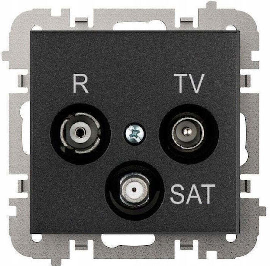 Elektroplast Τερματική Πρίζα Santra 4153-19 Epn R-tv Sat Elektro-plast