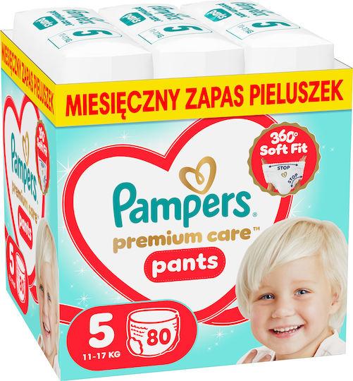 Pampers Windelhosen Premium Care Nr 5 für 11-17kg 80 Stück