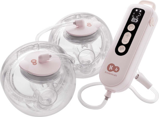 Kinderkraft GENTLEFLOW Електрическа Двойна Помпа за Кърма С Батерия Розова 180ml