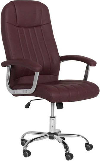 Carmen 6181 Executive Burgundy Office Chair
