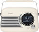 Savio RS-04 Tragbares Radio Batteriebetrieb DAB+ mit Bluetooth und USB Weiß