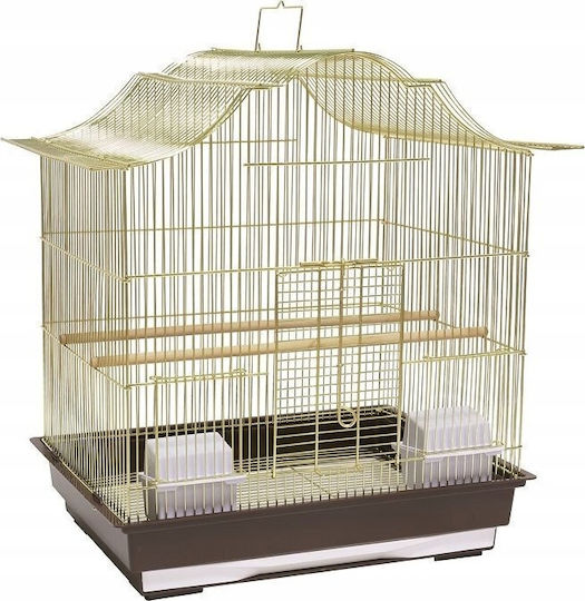 Panama Pet Клетка за птици 47x36x55.5см Златиста