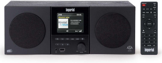 Imperial Dabman Tischplatte Radio DAB+ mit Bluetooth und USB Schwarz