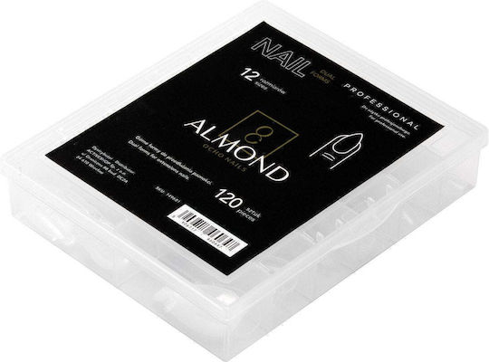 Activeshop Ocho Nails Upper False Nail Forms Almond 120 Pieces
