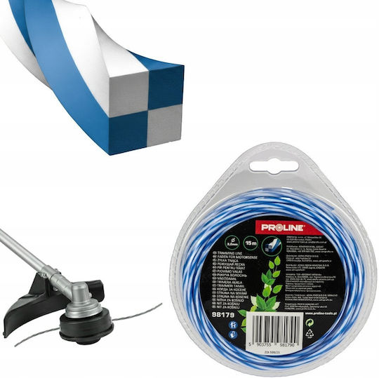 Proline AWTools Bürstenschneider Trimmer-Leinen Drehung Länge 15m und Dicke 3mm
