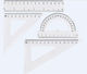 Grand Set Instrumente Geometrice Riglă 15cm
