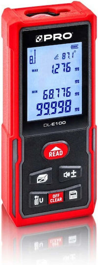 Profindustry Μέτρο Laser 100-DL-155 με Δυνατότητα Μέτρησης 100m