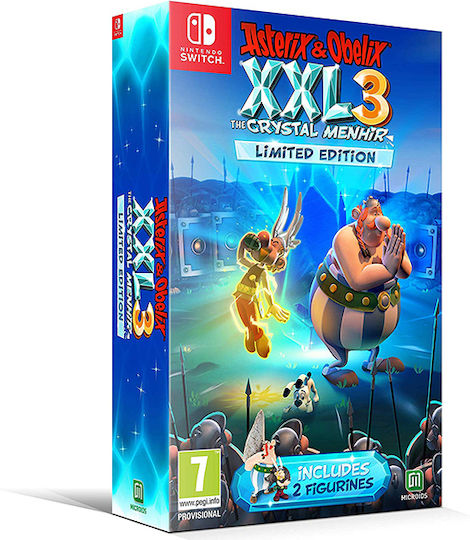 Asterix & Obelix XXL 3 Crystal Menhir Limited Edition Switch Игра (Употребявана)